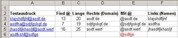 Extrahieren eines Teils einer Zelle mit der Funktion "Rechts" -Ergebniss